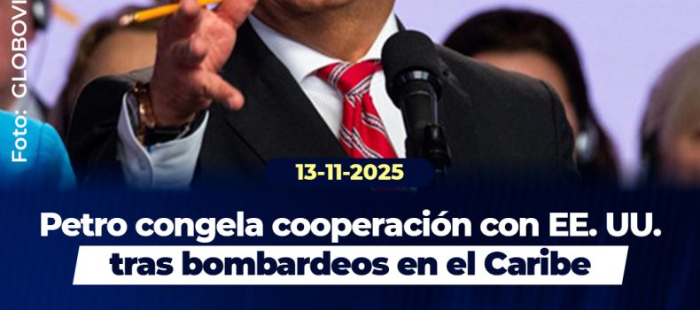 Petro suspende cooperación de inteligencia con EE. UU. por ataques en el Caribe