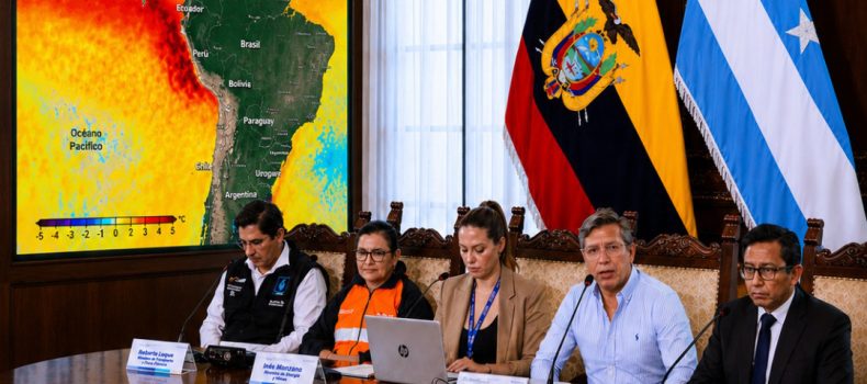 COE de Guayaquil adopta medidas urgentes tras alerta climática por El Niño 2026-2027.