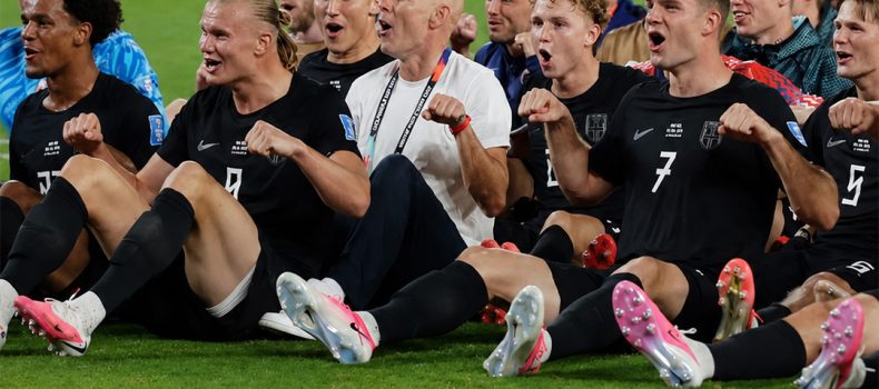 “LA REMADA VIKINGA”, EL FESTEJO VIRAL DE LA SELECCIÓN DE NORUEGA