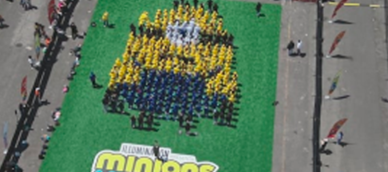 Ecuador conquista un Guinness antes del estreno de Minions & Monstruos  