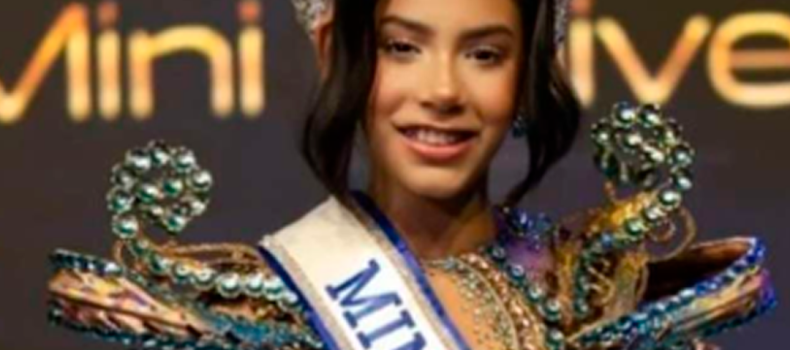 Ecuador hace historia con la primera corona de Mini Universo obtenida por Doménica Mata