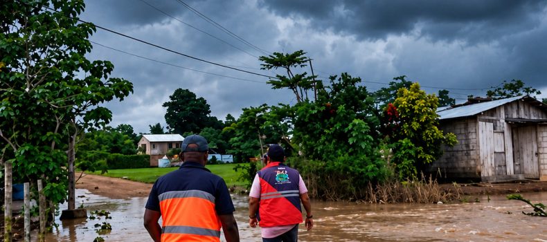 Siete ríos registran incremento de caudal mientras se esperan intensas lluvias en cinco provincias de Ecuador